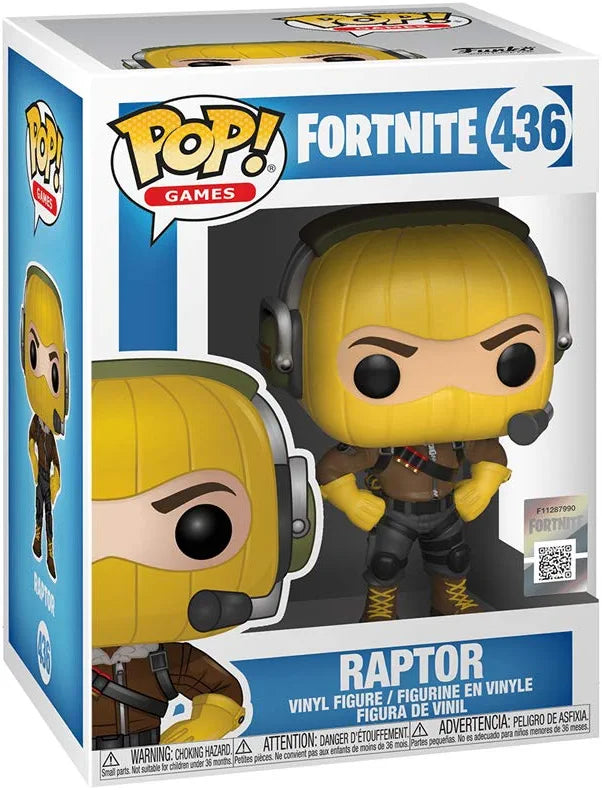Fortnite Raptor #436 Action Figure - Collectible Gaming Merchandise for Fans & Decor