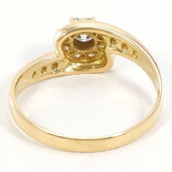 18K Yellow Gold Diamond Ring for Women - Elegant Solitaire Engagement & Wedding Band - Perfect for Proposals, Anniversaries & Special Occasions