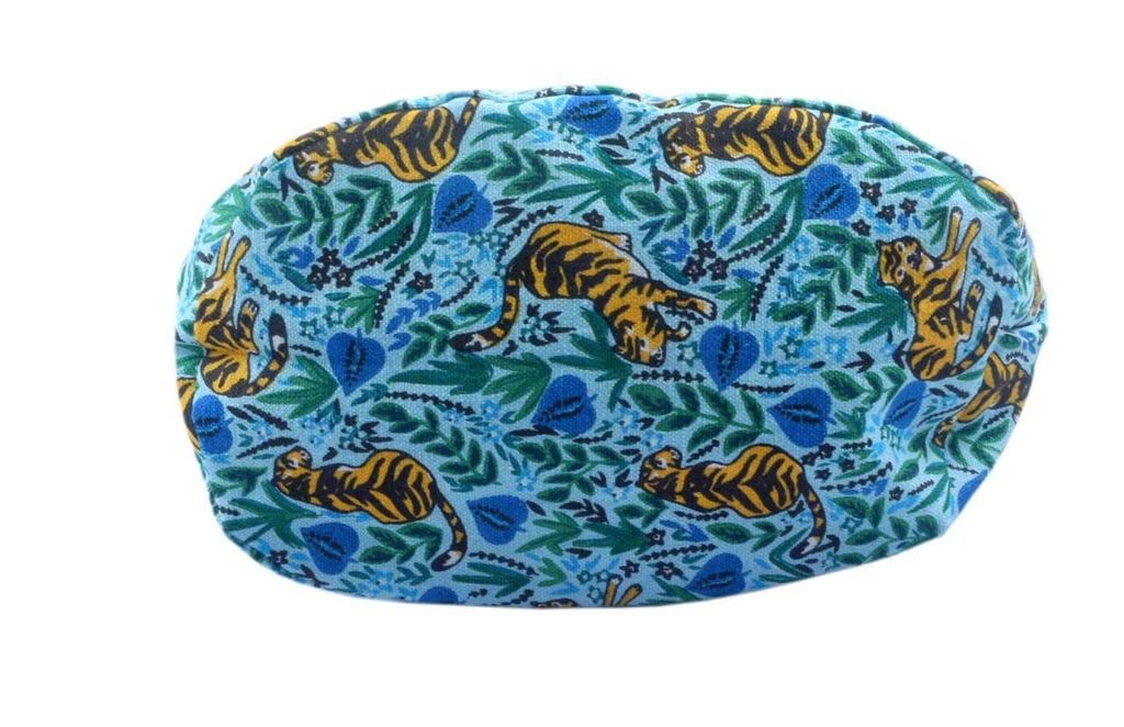 HVE Women's Makeup Bag | Stylish Tiger Print Cosmetic Pouch for Travel Organizer & Toiletry Storage | Waterproof Makeup Case for Girls (25x14.5x7 cm) | Perfect for Travel, Gym & Daily Essentials