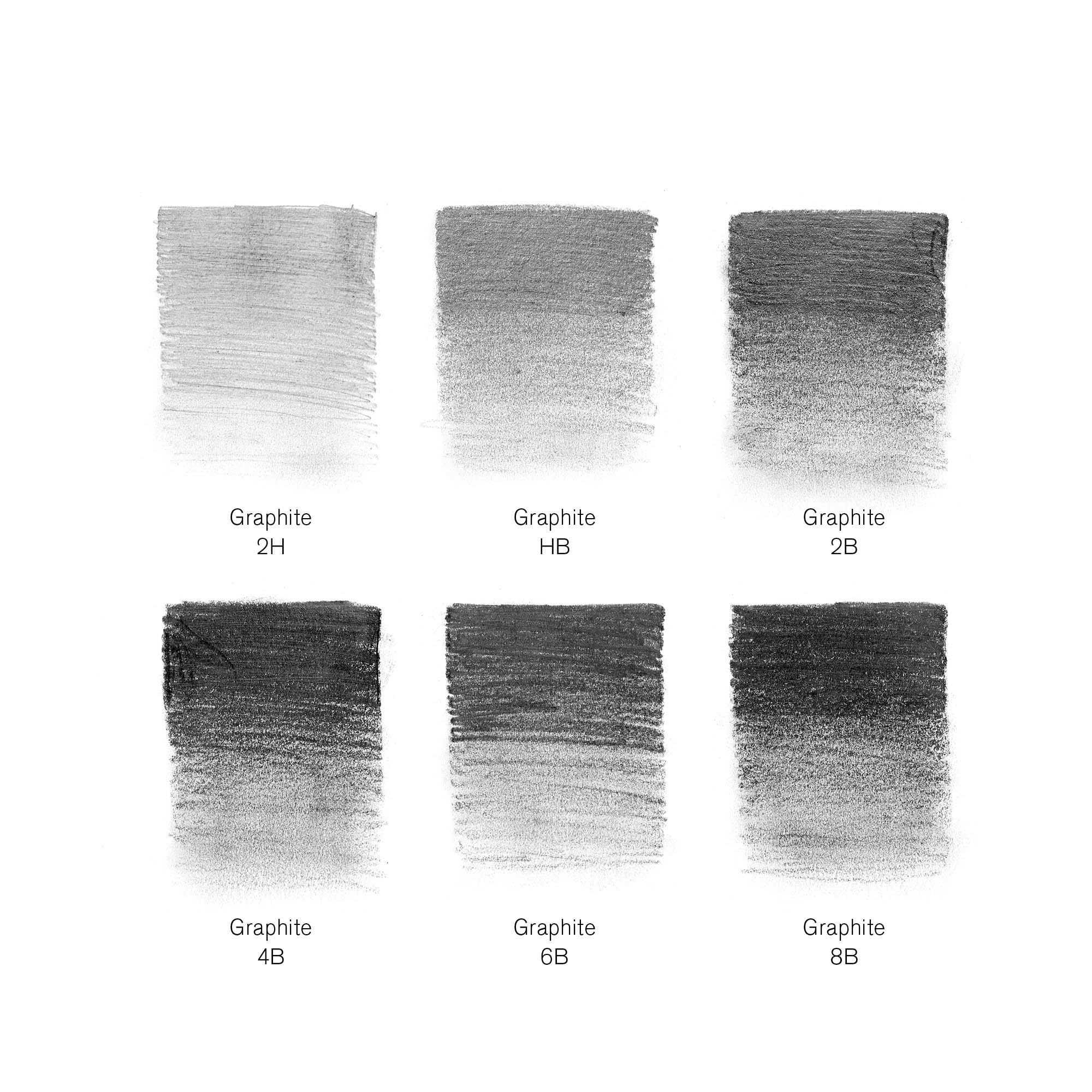 6 Pack Professional Studio Graphite Pencils - HB Drawing Pencils for Artists, Sketching & Shading - Perfect for Art Classes, Portrait Drawing & Creative Projects