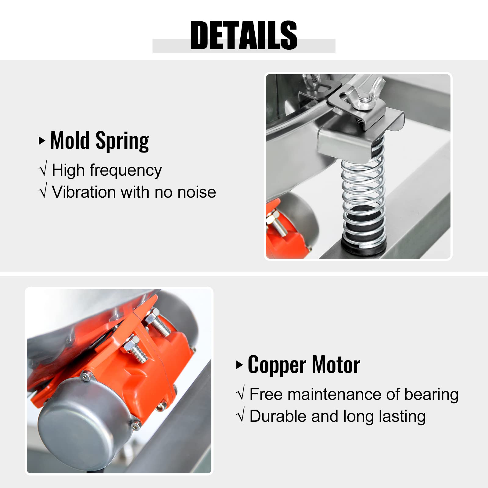 Electric Automatic Powder Sifter Shaker Machine - 110V Flour Sifter with 19.6
