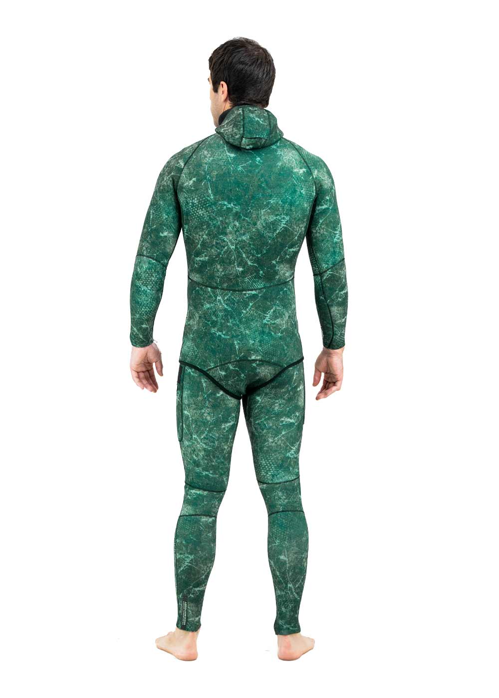 Premium 7.0mm Adreno Abrolhos Men's Two-Piece Open Cell Wetsuit for Scuba Diving & Cold Water Surfing - High-Performance Thermal Protection for Professional Divers