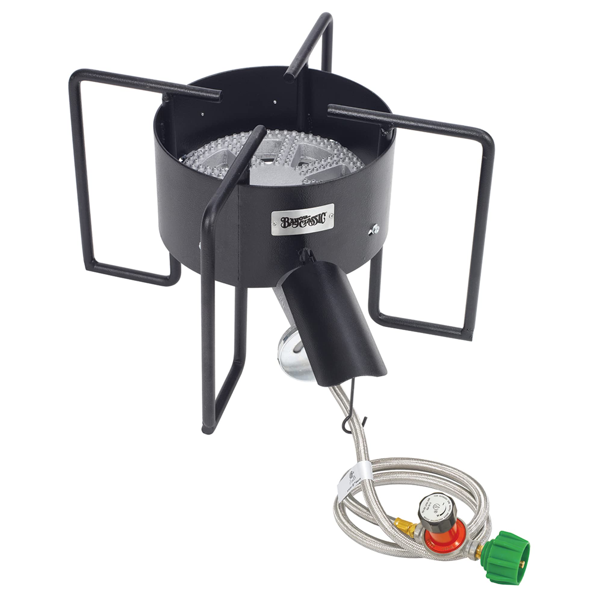 Bayou Classic KAB6 Banjo Burner - High-Pressure Propane Outdoor Cooker for Crawfish Boils, Fish Fry, Gumbo & Homebrewing | Heavy-Duty Commercial-Grade Stove for Large Stock Pots, Soup, Stew & Tamales | Perfect for Backyard Parties, Camping & Tailgating