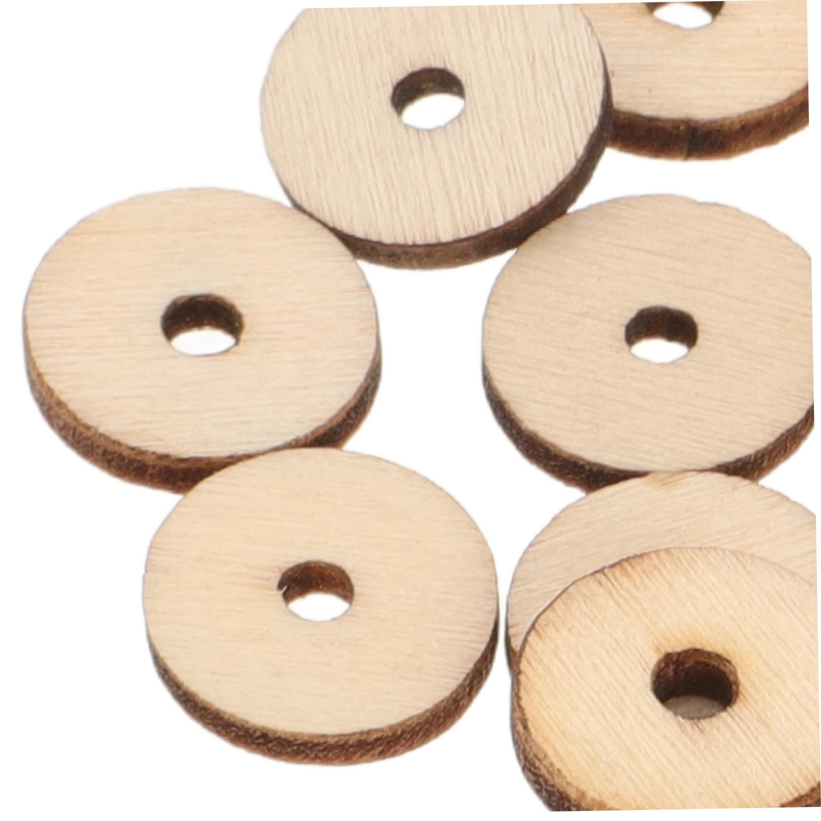 HEALLILY 12MM Silver Doll Joint Accessories - DIY Wooden Rotatable Nail Tip Bear Joint Kit with Bolts (10 Sets/Pack) - Perfect for Ball-Jointed Dolls, Action Figures & Model Making