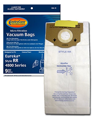 Eureka Vacuum 4870 Replacement Kit - 9 Bags, Belt & Filter for Home Cleaning