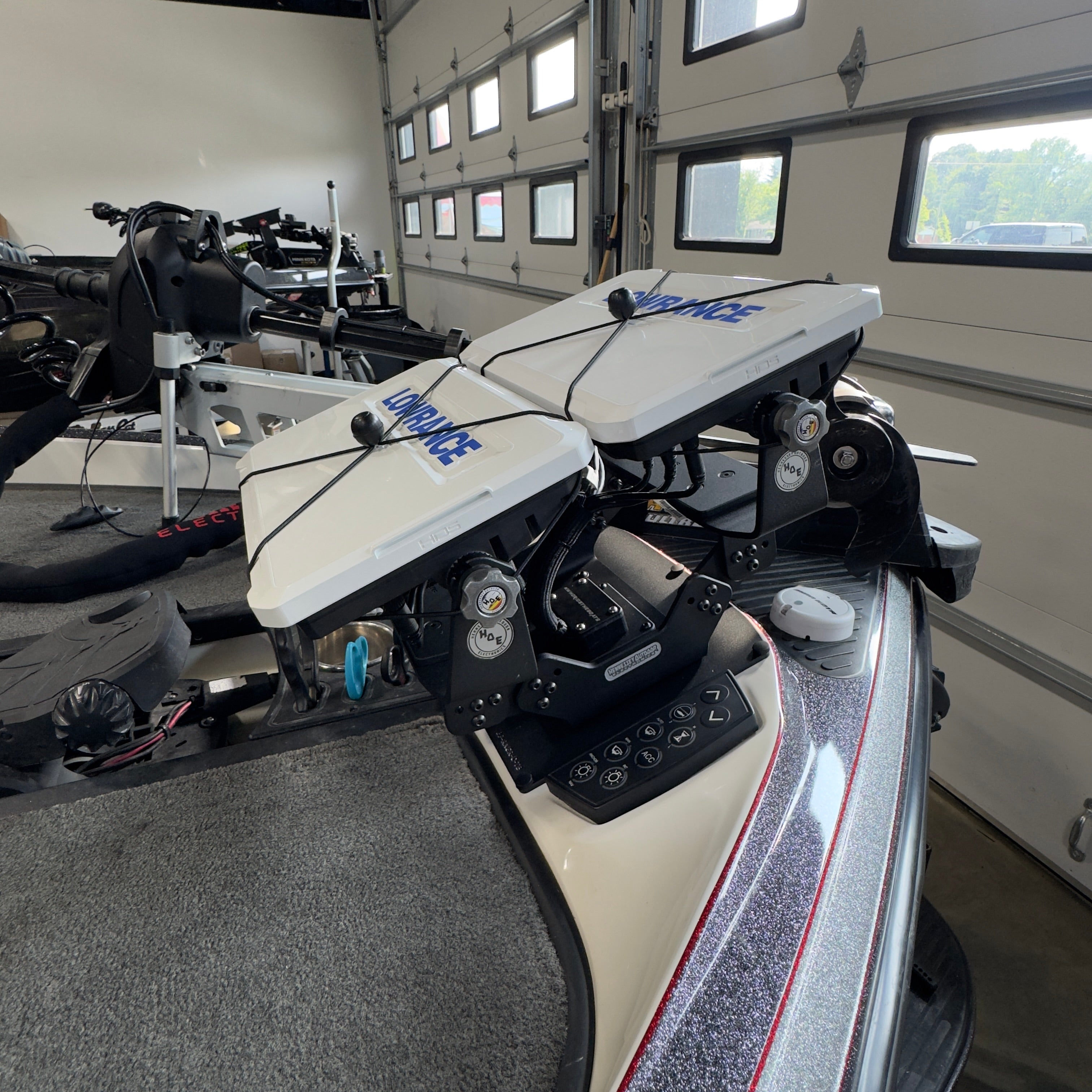 H.O.E. Dual Bow Mount System for Ranger C Series Boats (2013-2021) - Perfect for Fishing & Water Sports Accessories