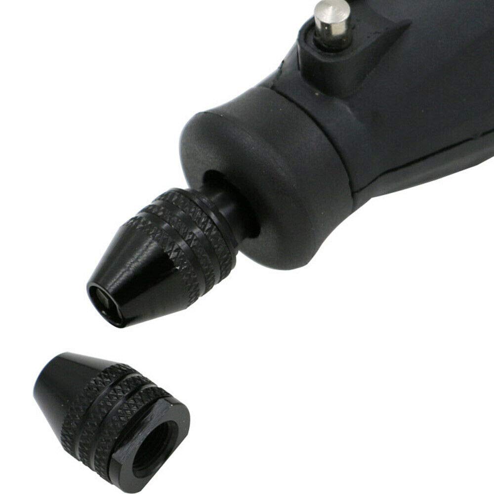 0.3-3.2mm Keyless Drill Chuck Adapter M8x0.75mm - Quick Change Electric Grinder Converter for Power Tools - Perfect for DIY Projects, Metalworking & Woodworking