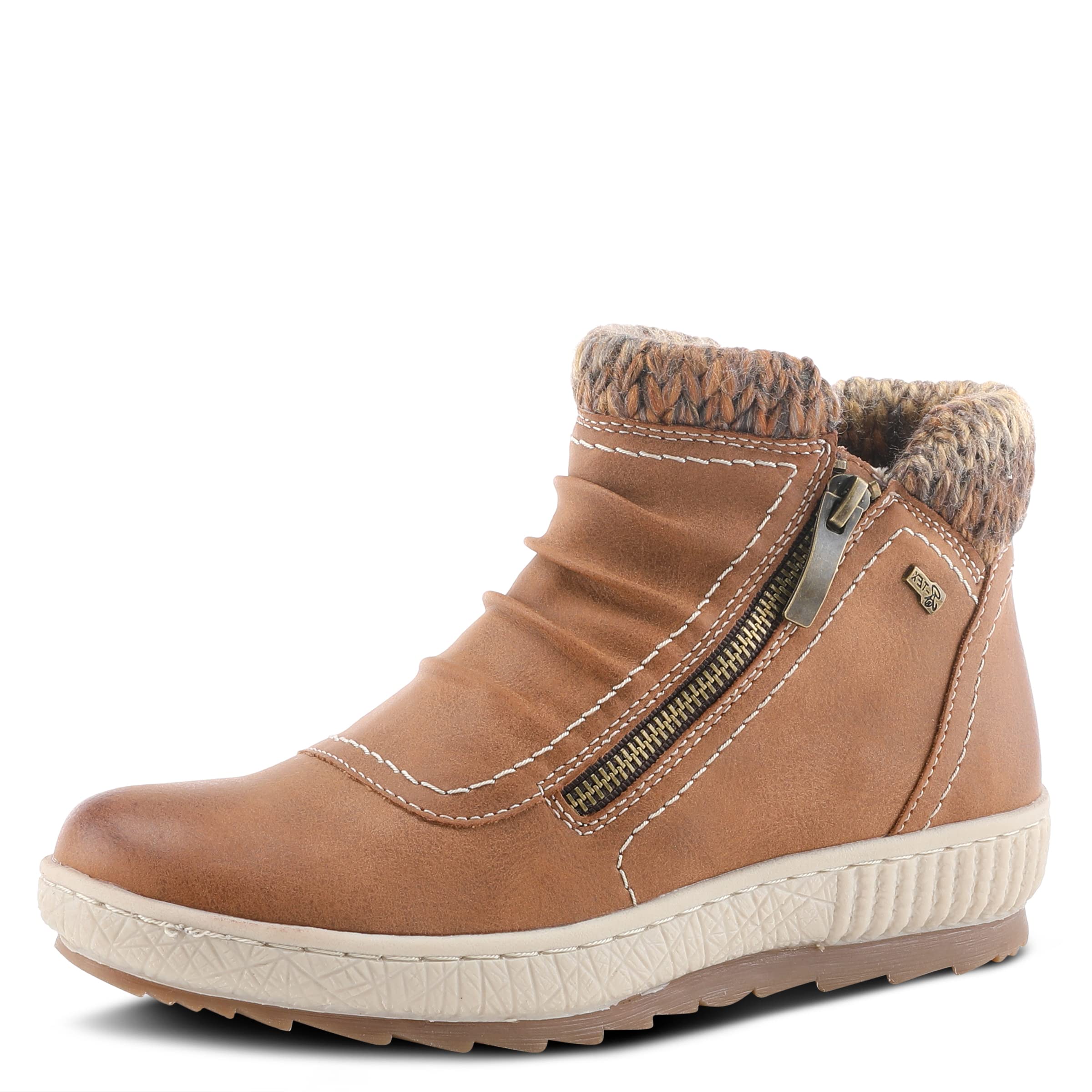 Spring Step Women's Cleora Boot - Comfortable Ankle Booties for Women | Waterproof Winter Shoes with Non-Slip Sole | Perfect for Office, Travel & Casual Outfits