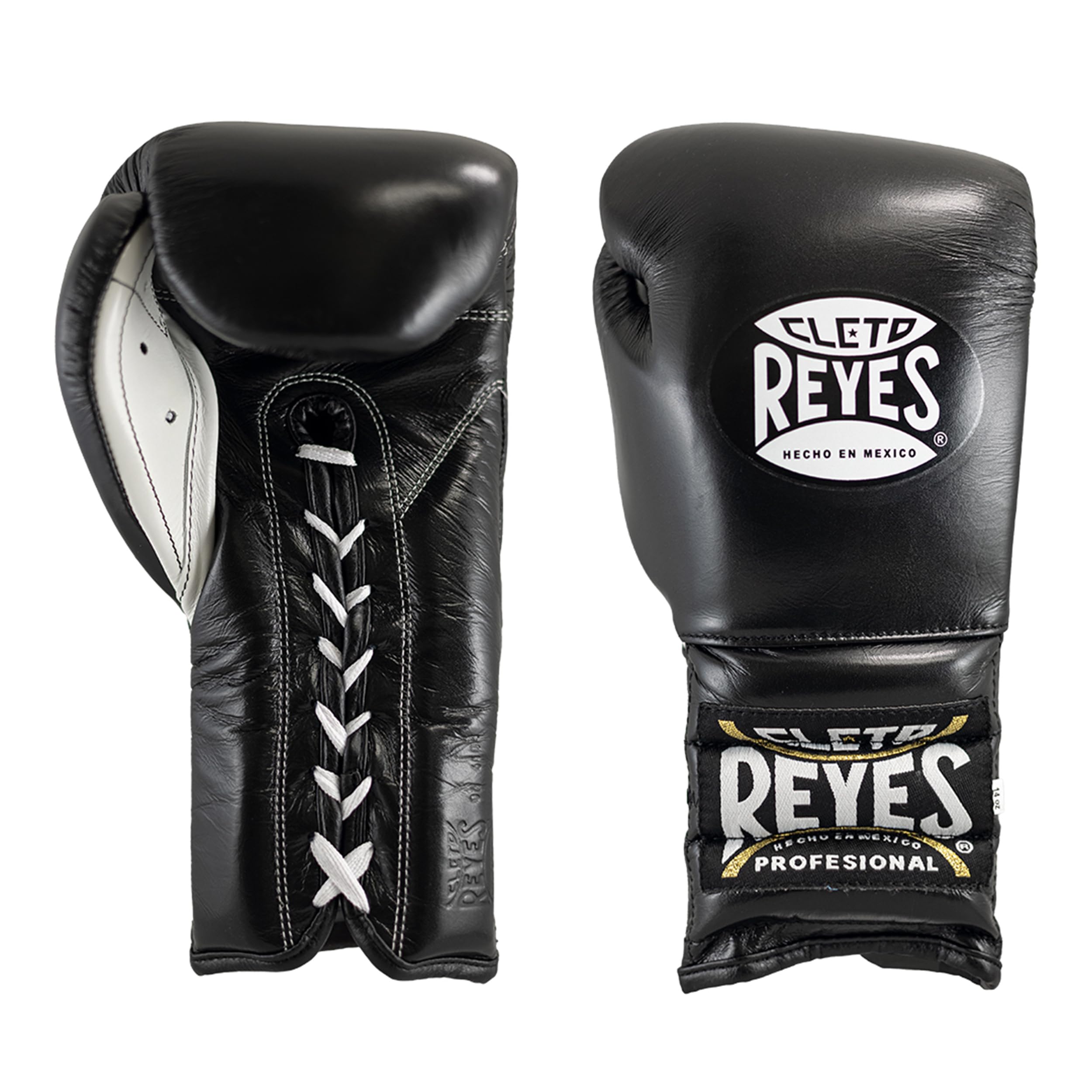 Cleto Reyes Traditional Professional Boxing Gloves with Laces - Training & Sparring Gear for Men & Women | MMA, Kickboxing, Muay Thai | Perfect for Heavy Bag Work, Competition & Martial Arts Practice