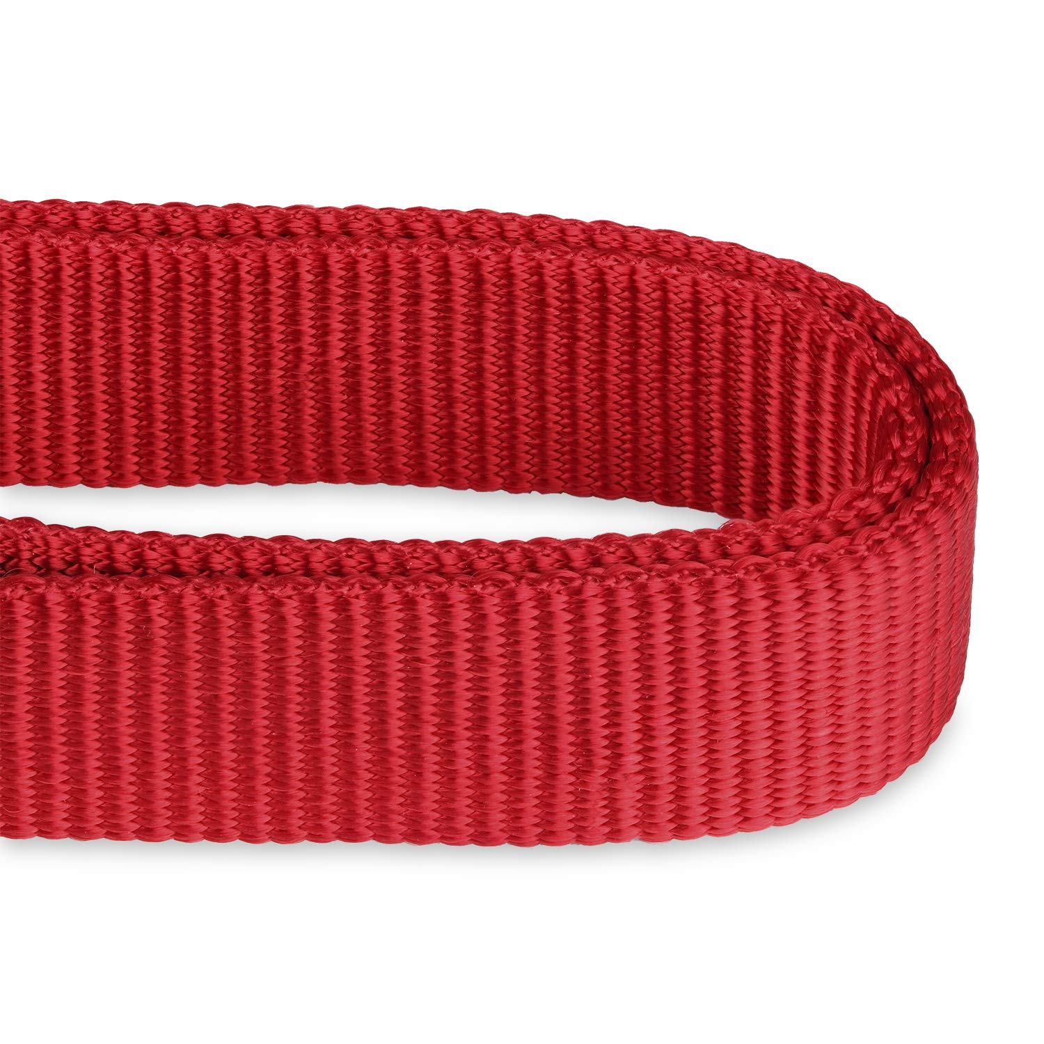 Hyhug Heavy Duty Nylon Escape-Proof Adjustable Martingale Dog Collar for Large Dogs - Secure Training Collar for Walking & Daily Use (Large, Red) - Perfect for Active Dogs, Training Sessions & Outdoor Adventures