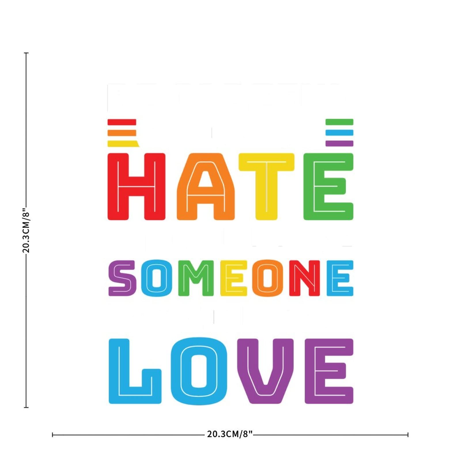 LGBT Pride Rainbow Equality Car Decal Sticker - Funny Vinyl Bumper Sticker for Cars, Trucks, Windows & Laptops - Support Gay & Lesbian Rights - Perfect for Pride Month, Parades & LGBTQ+ Ally Showcase
