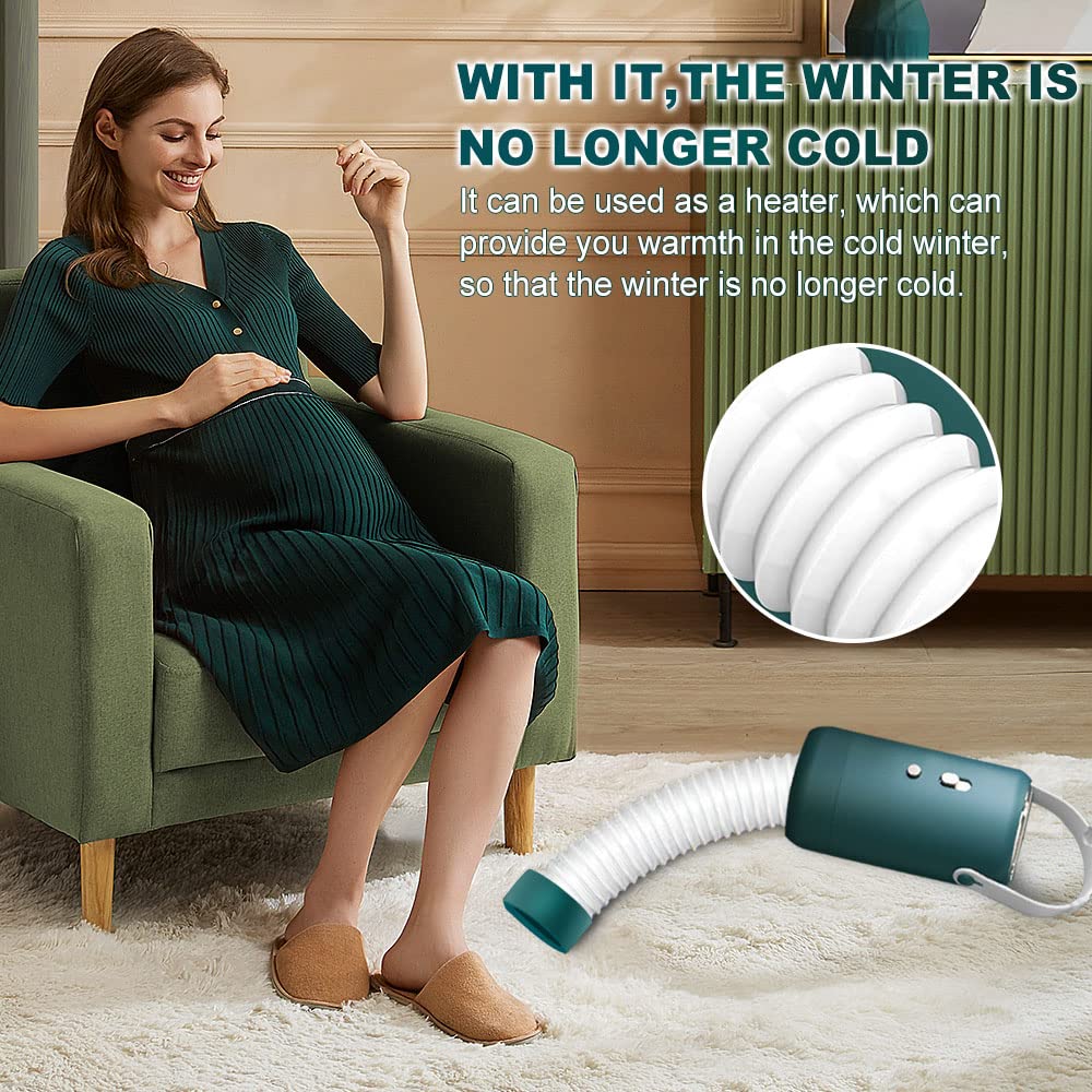 Portable Electric Clothes Dryer - Compact Mini Travel Dryer for Apartments, Dorms & Camping | Fast Drying Underwear, Gym Clothes, Baby & Pet Garments | Green Energy Efficient Home Appliance (Perfect for Small Spaces & Travel Use)