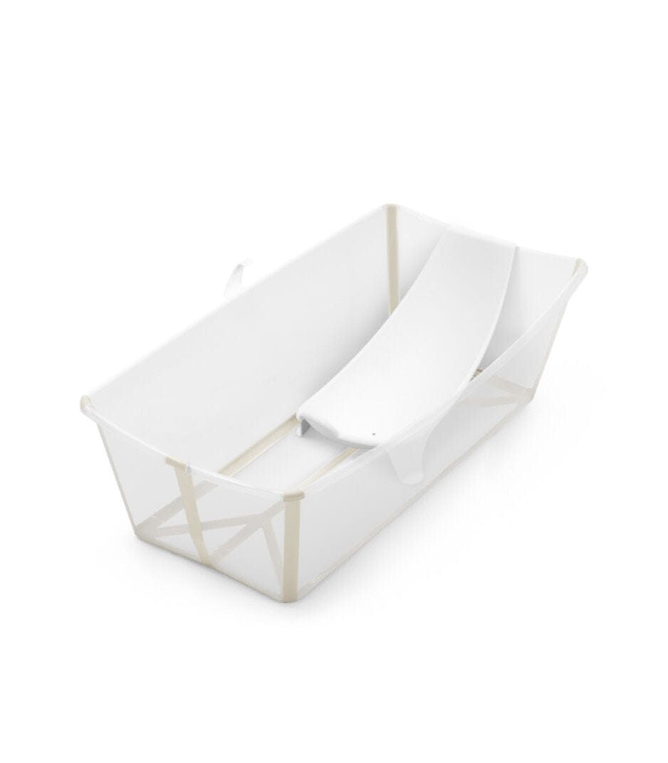 Stokke Flexi Bath® Baby Bathtub with Stand - Foldable & Portable Infant Tub for Newborns to Toddlers - Perfect for Home, Travel & Outdoor Use