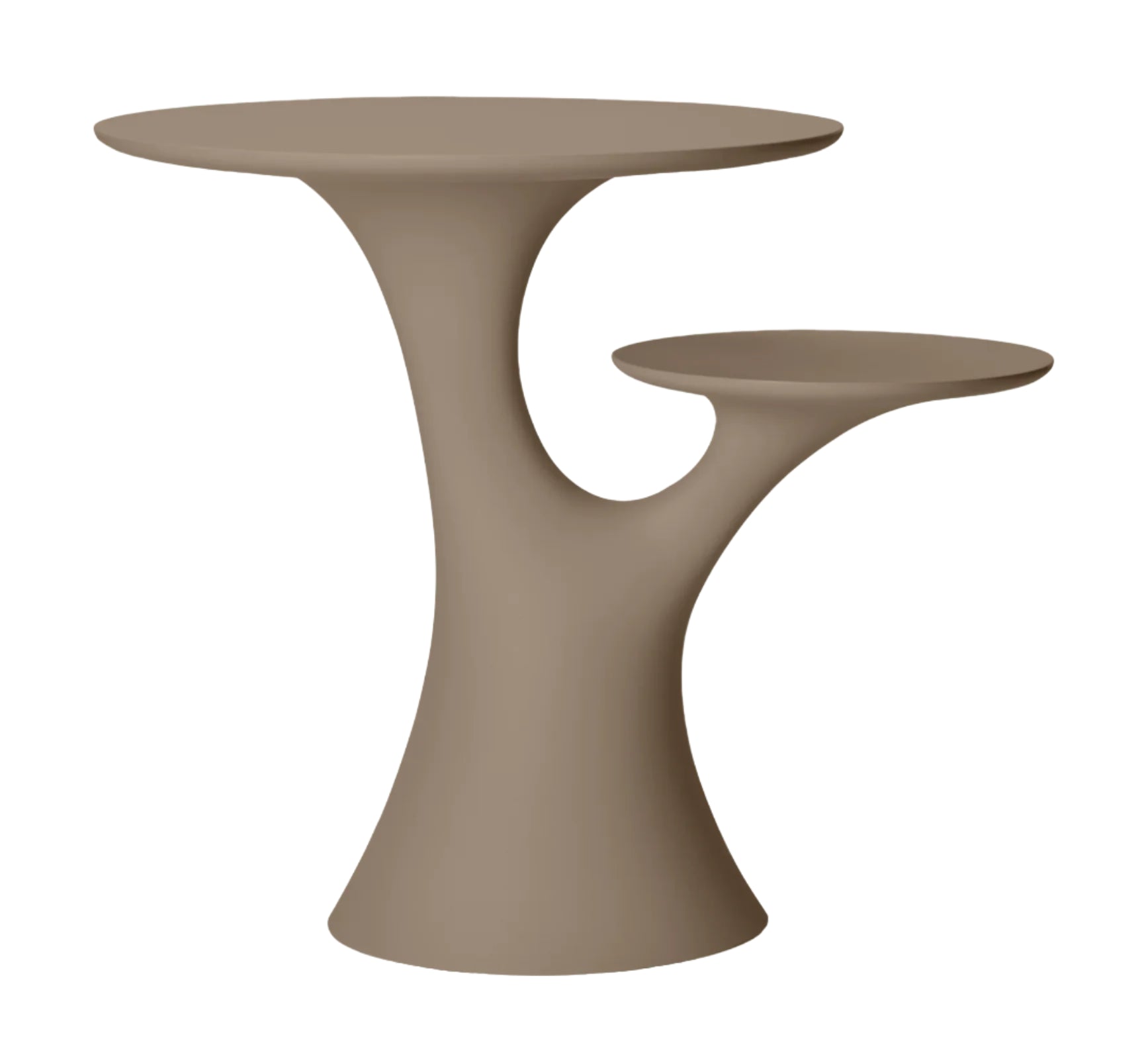 Qeeboo Rabbit Tree Table - Modern Sculptural Side Table for Living Room, Bedroom, or Office Decor - Unique Home Accent Furniture for Stylish Interiors