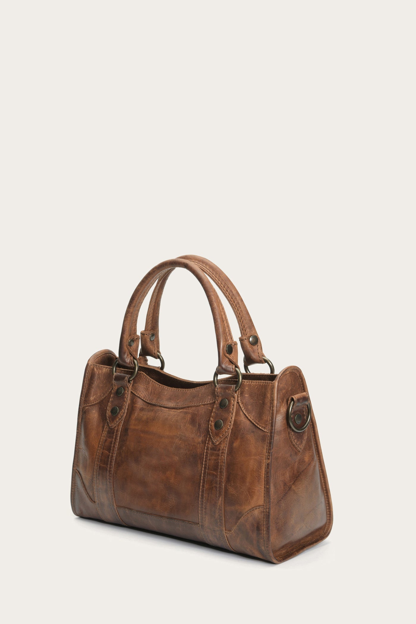 Melissa Satchel Handbag in Cognac Brown - Stylish Leather Shoulder Bag for Women, Perfect for Work, Travel & Everyday Use