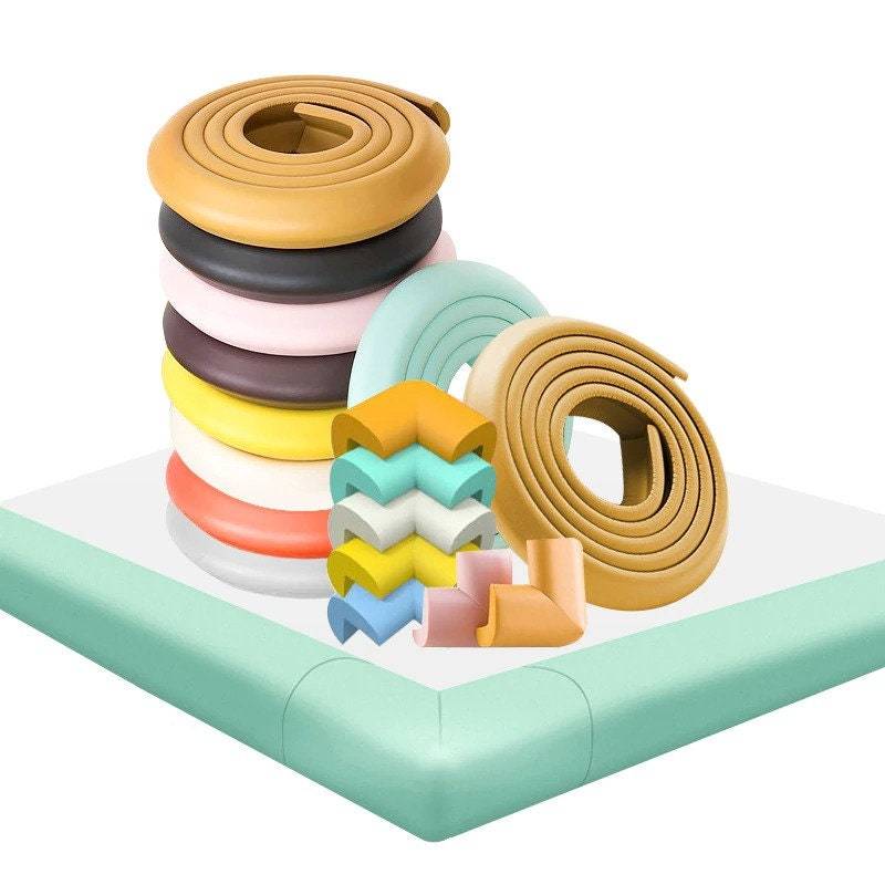 Baby Corner Protectors - 2m Roll Soft Edge Guards for Furniture Safety, Childproofing Sharp Corners (Ideal for Tables, Counters, Cabinets & Nursery)