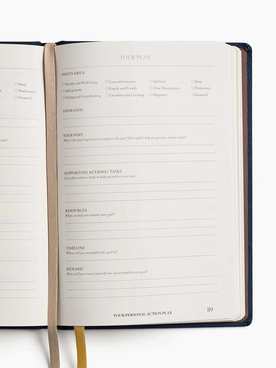 Intelligent Change The Best Year Journal - Blue | Goal Setting & Gratitude Planner for Personal Growth & Mindfulness | Perfect for Daily Reflection, Self-Improvement & Productivity