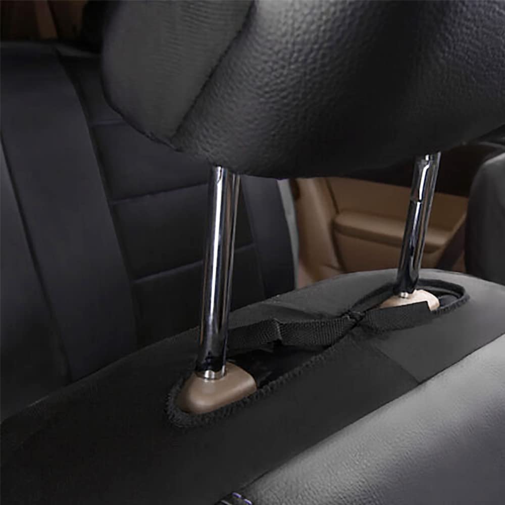 Premium PU Leather & Cloth Car Seat Covers for Mazda 6 (2006-2018) & Mazda6 Kombi - 5-Seat Set, Comfortable & Durable Front Seat Protectors in Gray - Perfect for Daily Commuting, Road Trips & Family Travel