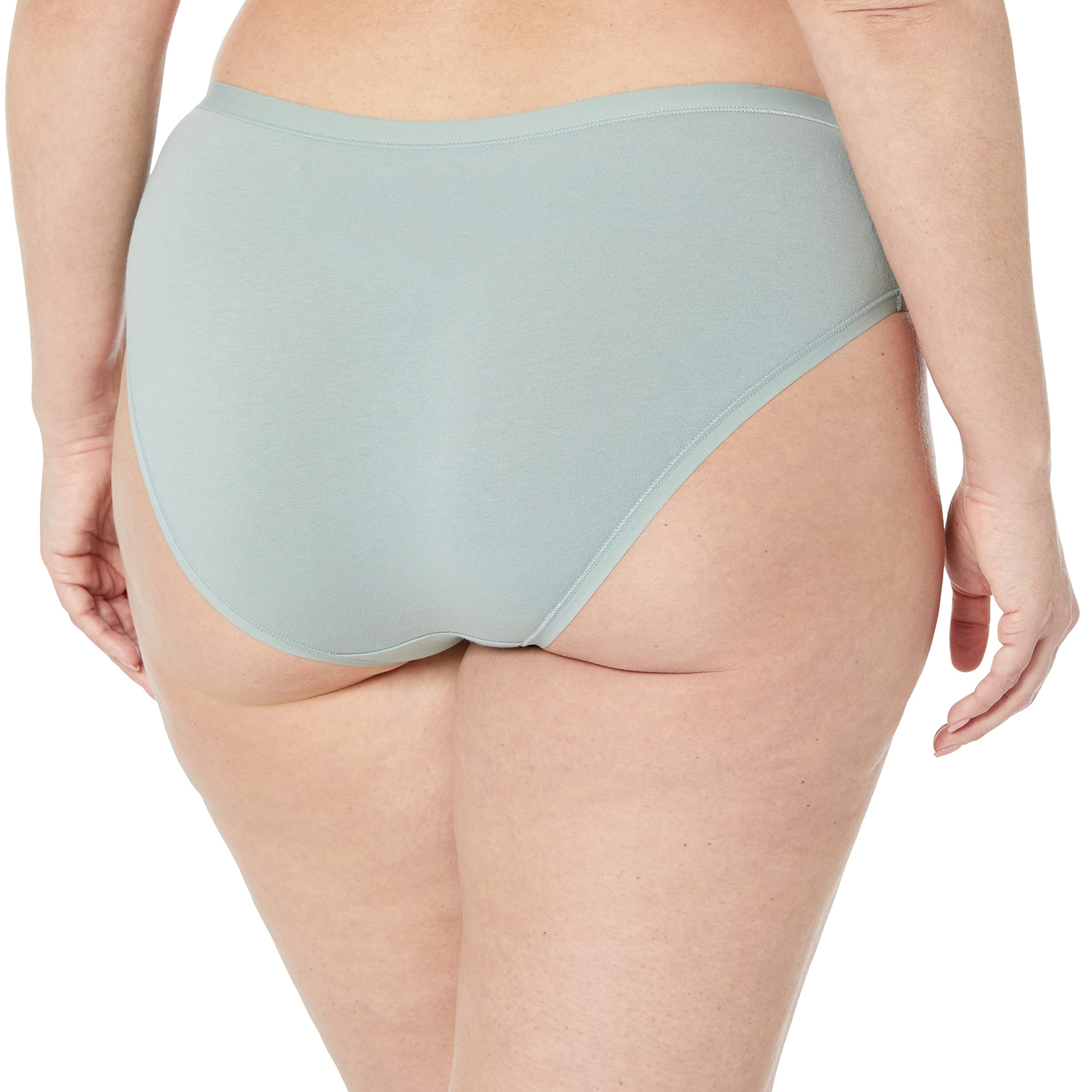 Amazon Essentials Women's Cotton Hipster Underwear 6-Pack - Soft Breathable Panties for Everyday Comfort - Perfect for Work, Yoga & Lounge Wear