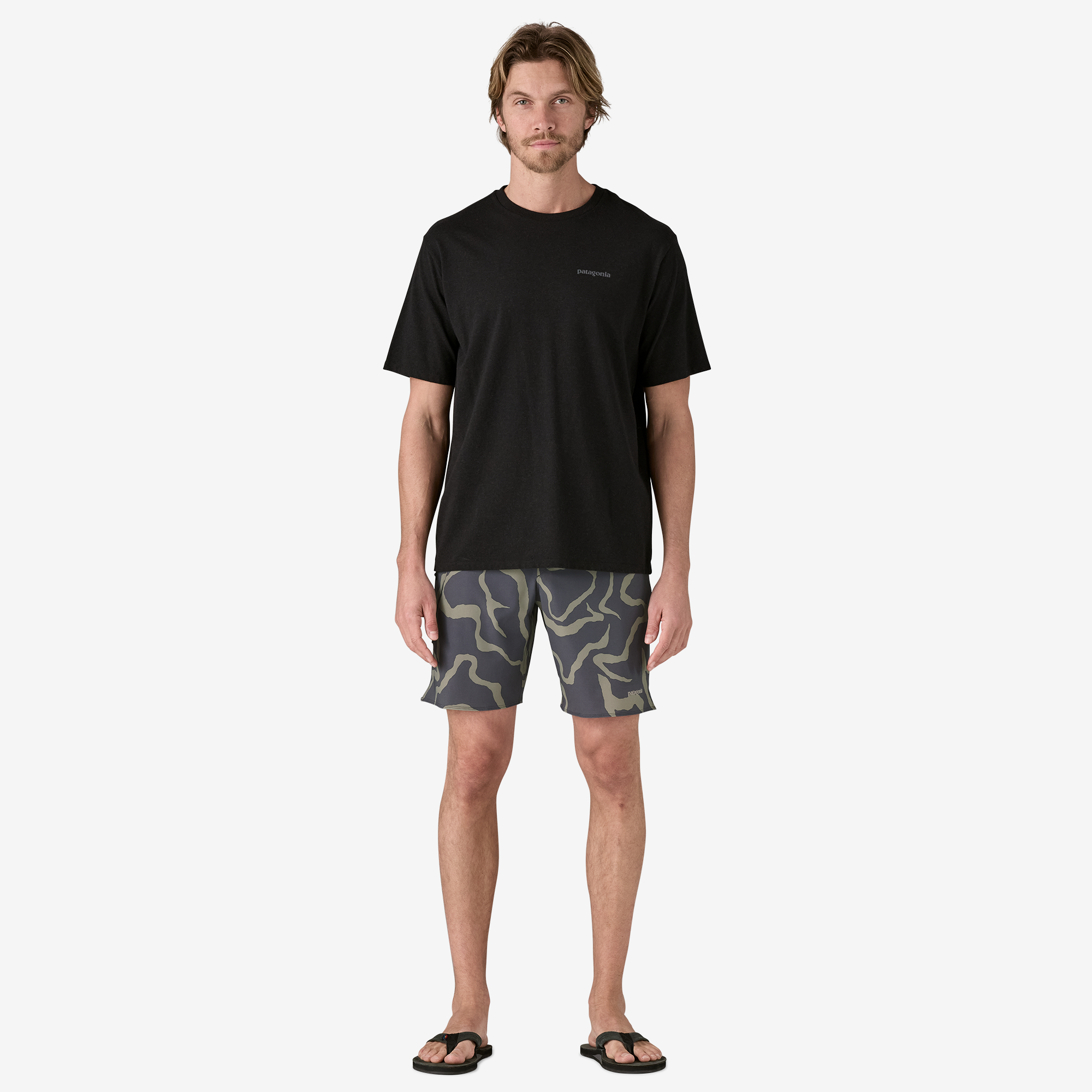 Men's Quick-Dry Hydrolock Stitched Boardshorts - Swim Trunks for Surfing, Swimming & Beach Activities - UPF 50+ Sun Protection