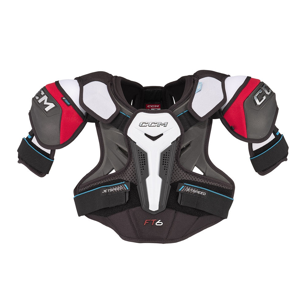 CCM Jetspeed FT6 Senior Ice Hockey Shoulder Pads - Protective Gear for Hockey Players - Perfect for Practice, Games & Competitive Play