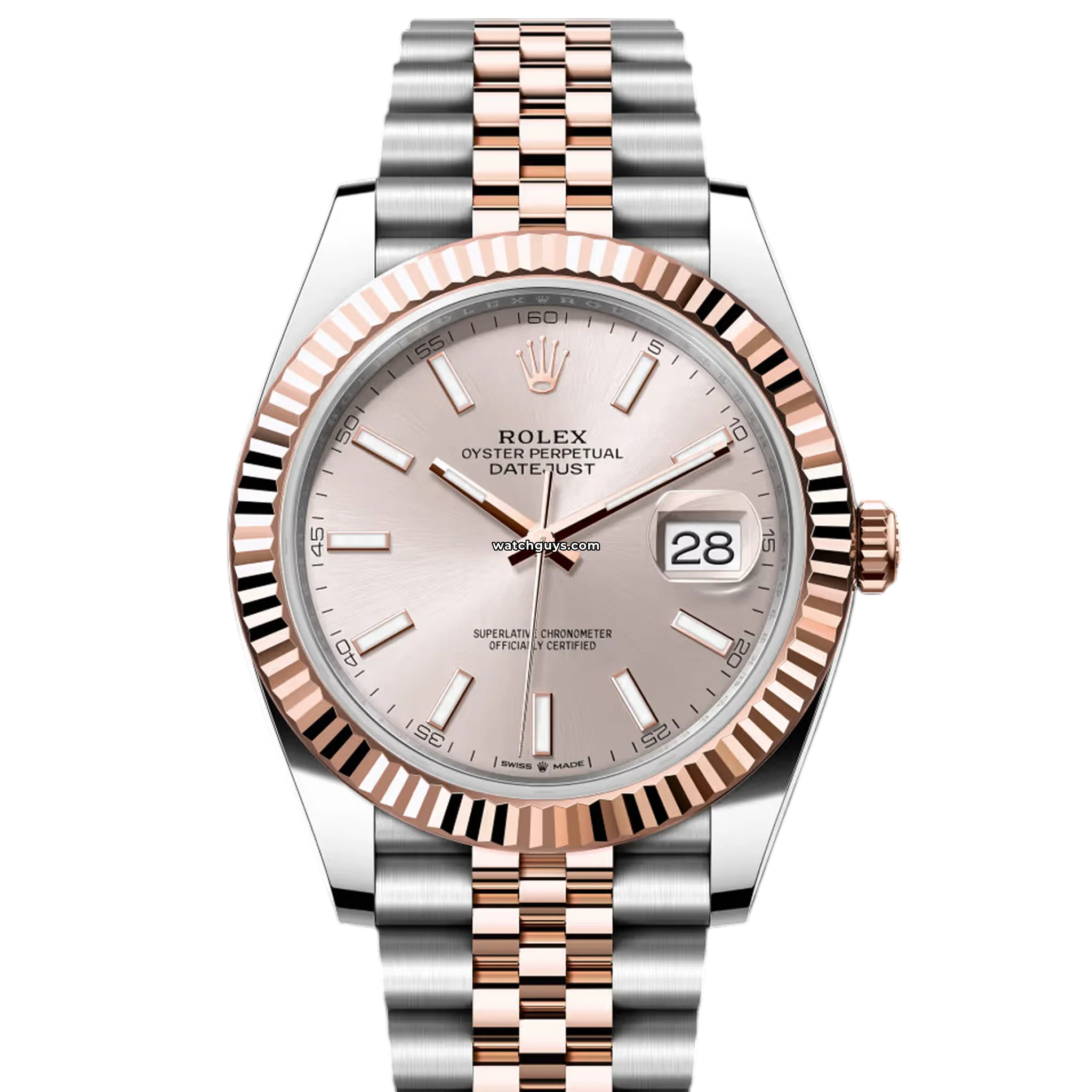 Rolex Datejust 126331 Men's Watch - 41mm Stainless Steel & Rose Gold, Sundust Dial, Jubilee Bracelet - Luxury Dress Watch for Business & Formal Occasions