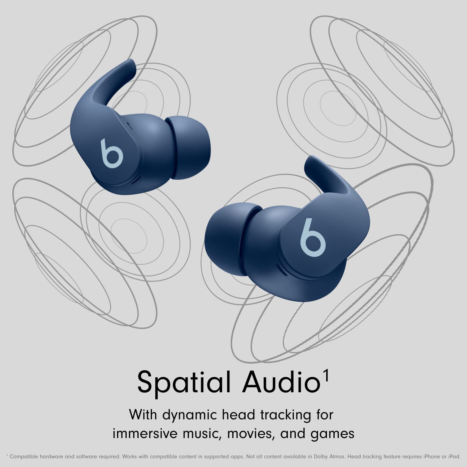 Beats Fit Pro True Wireless Noise Cancelling Earbuds with Apple H1 Chip - Bluetooth Earbuds for iPhone & Android, Sweatproof Sport Earphones with Built-in Mic - Tidal Blue (Renewed) - Perfect for Workouts, Commuting & Travel