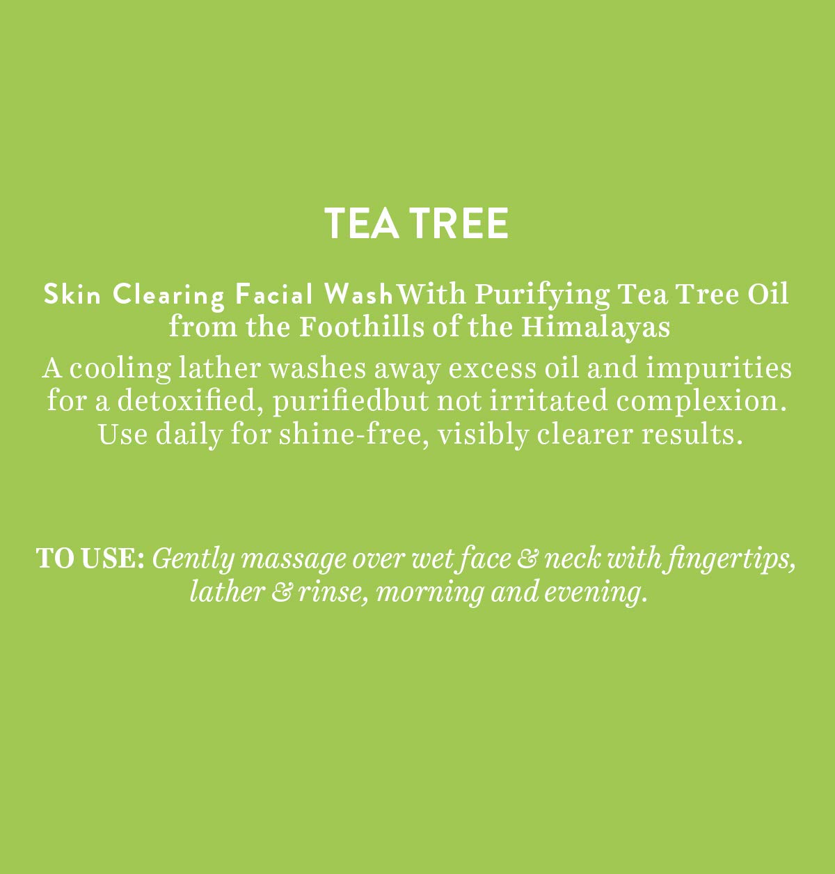 Biotique Tea Tree Skin Clearing Face Wash for Normal to Oily Skin - 150ml | Acne & Pimple Treatment for Clear, Healthy Skin | Perfect for Daily Skincare & Breakout Prevention