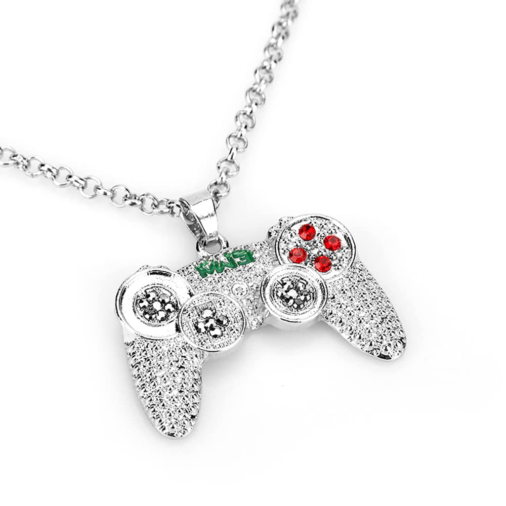 Game Controller Necklaces for Couples & Best Friends - Matching Friendship Jewelry for Gamers, Gift for Anniversary, Valentine's Day, or Everyday Wear