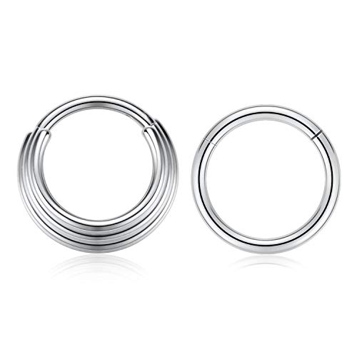Style2:Silver with Triple Stacked