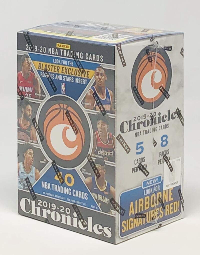 2019-20 Panini Chronicles Basketball Blaster Box - 6 Packs with Exclusive Rookie Cards & Inserts | Perfect for NBA Collectors & Fantasy Basketball Fans | Great for Trading, Gifting & Display