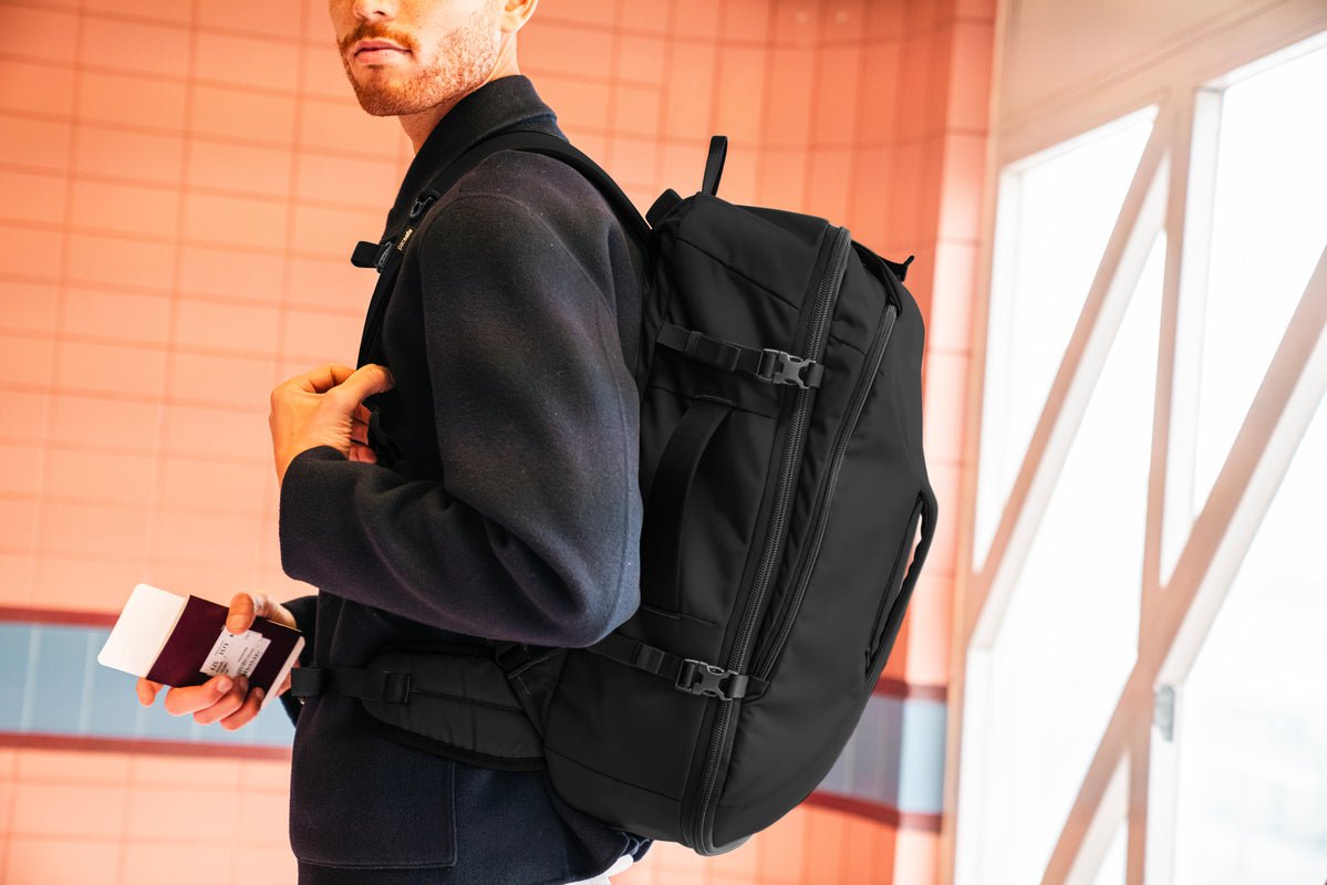 Pacsafe EXP45 Anti-Theft Carry-On Travel Backpack - Secure 45L Luggage for Airplane, Business Trips & Adventure Travel