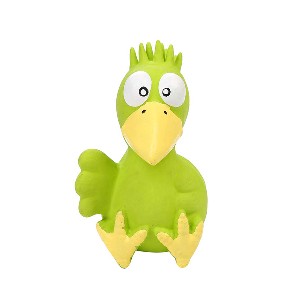 PERZOE Dinosaur Dog Chew Toy - Tough & Durable Puppy Teething Toy for Aggressive Chewers, Bite-Resistant & Squeaky - Green Dino Design for Small & Medium Dogs - Perfect for Puppy Training & Anxiety Relief