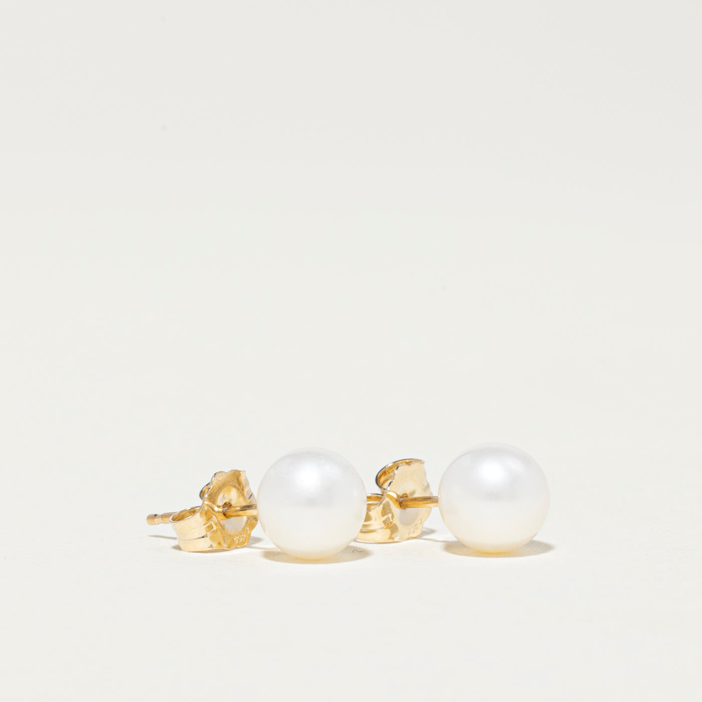 14K Gold Pearl Stud Earrings for Women - Classic Elegant Jewelry Gift for Birthday, Anniversary & Wedding | Hypoallergenic & Tarnish-Free