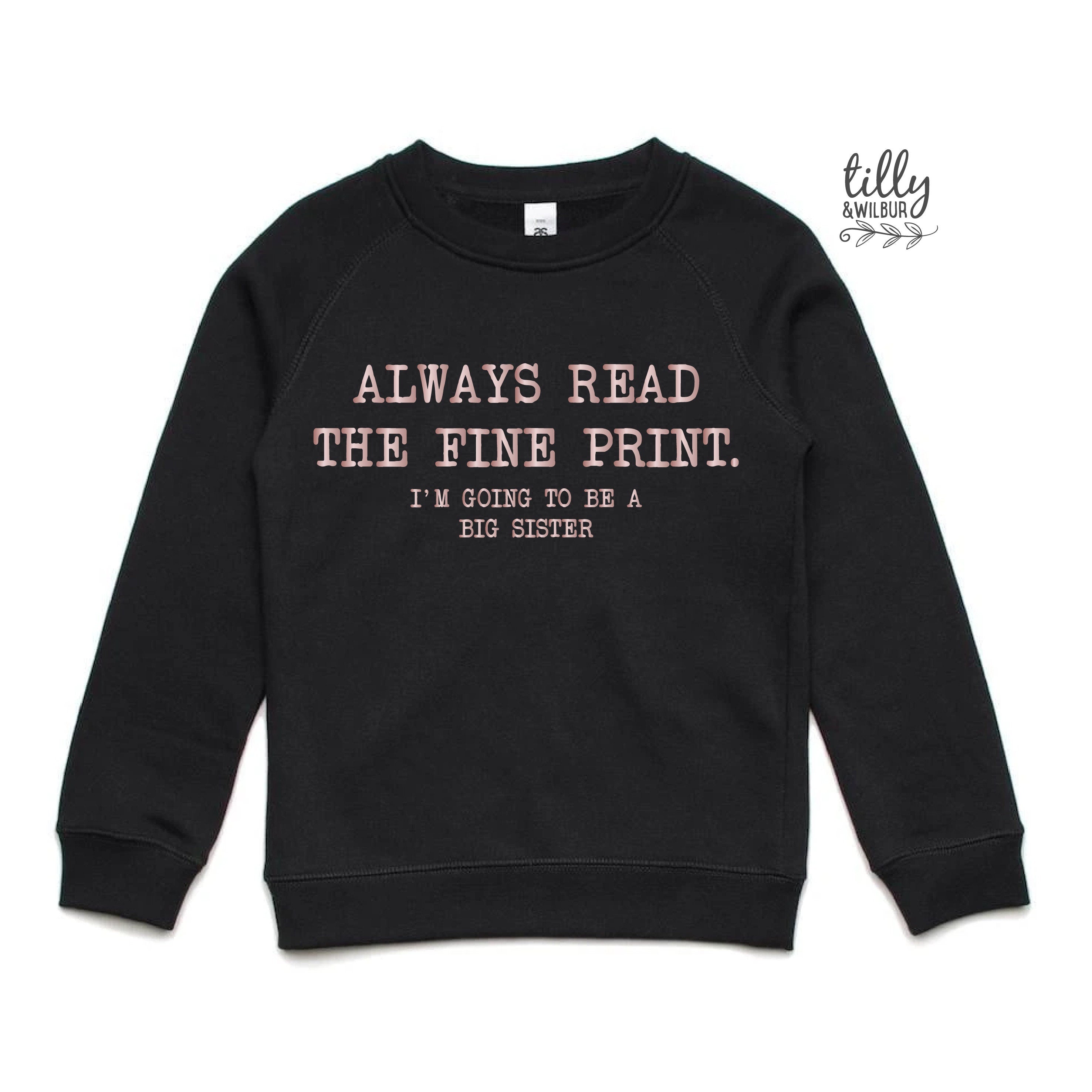 Big Sister Jumper - Cute Matching Family Outfits for Sisters | Perfect for Family Photos, Sibling Bonding & Special Occasions