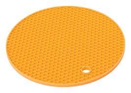 Heat-Resistant Silicone Trivet Mat - 7 Inch Non-Slip Hot Pad for Pots, Pans & Dishes - Perfect for Kitchen Countertops, Dining Tables & Outdoor BBQ Use