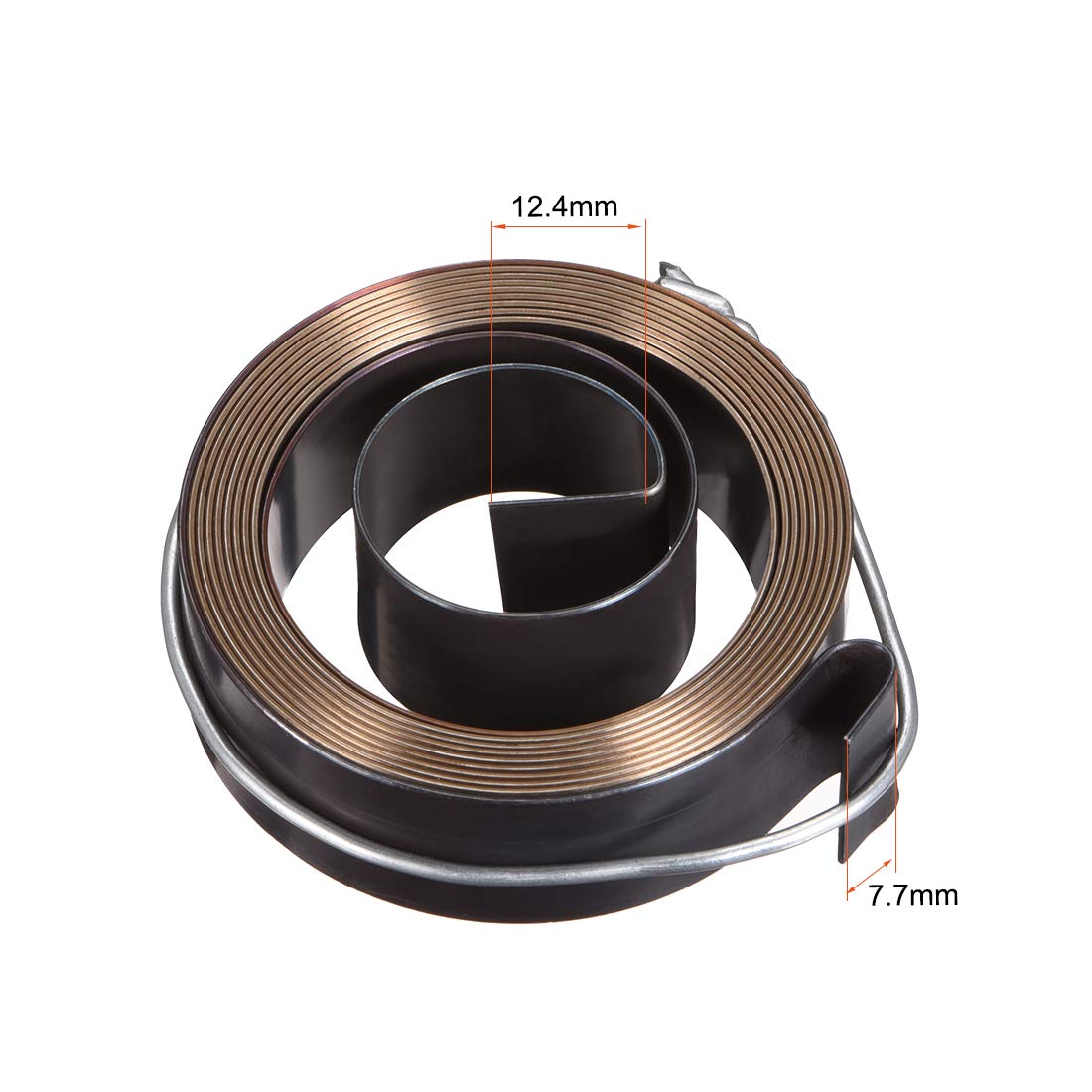 Sourcing Map Spring-Loaded Feed Drill Press Return Pen Set - 1540mm Coil Spring (52x16x0.7mm) for Metalworking & DIY Projects