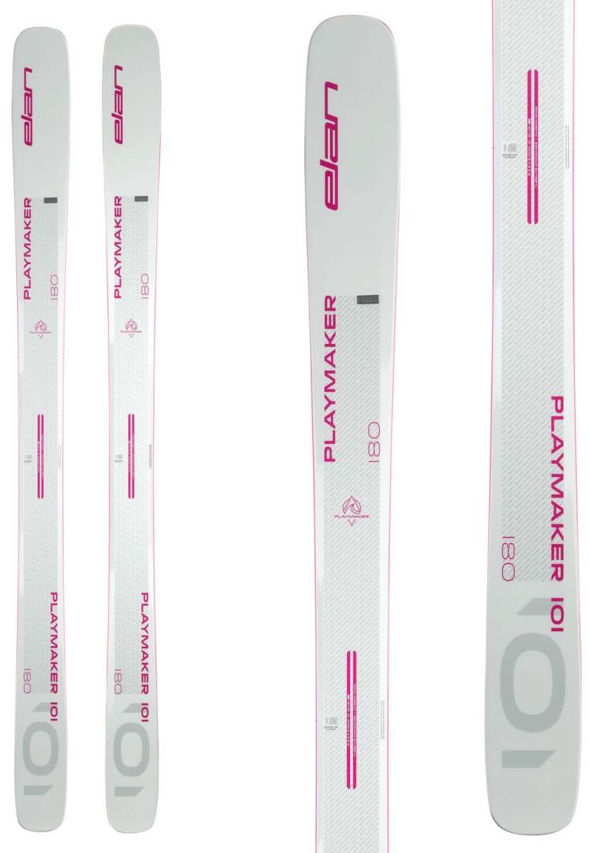 Elan Playmaker 101 Skis 2024 - All-Mountain Skis for Men & Women | Perfect for Powder, Groomers & Freeride | Best for Intermediate to Advanced Skiers