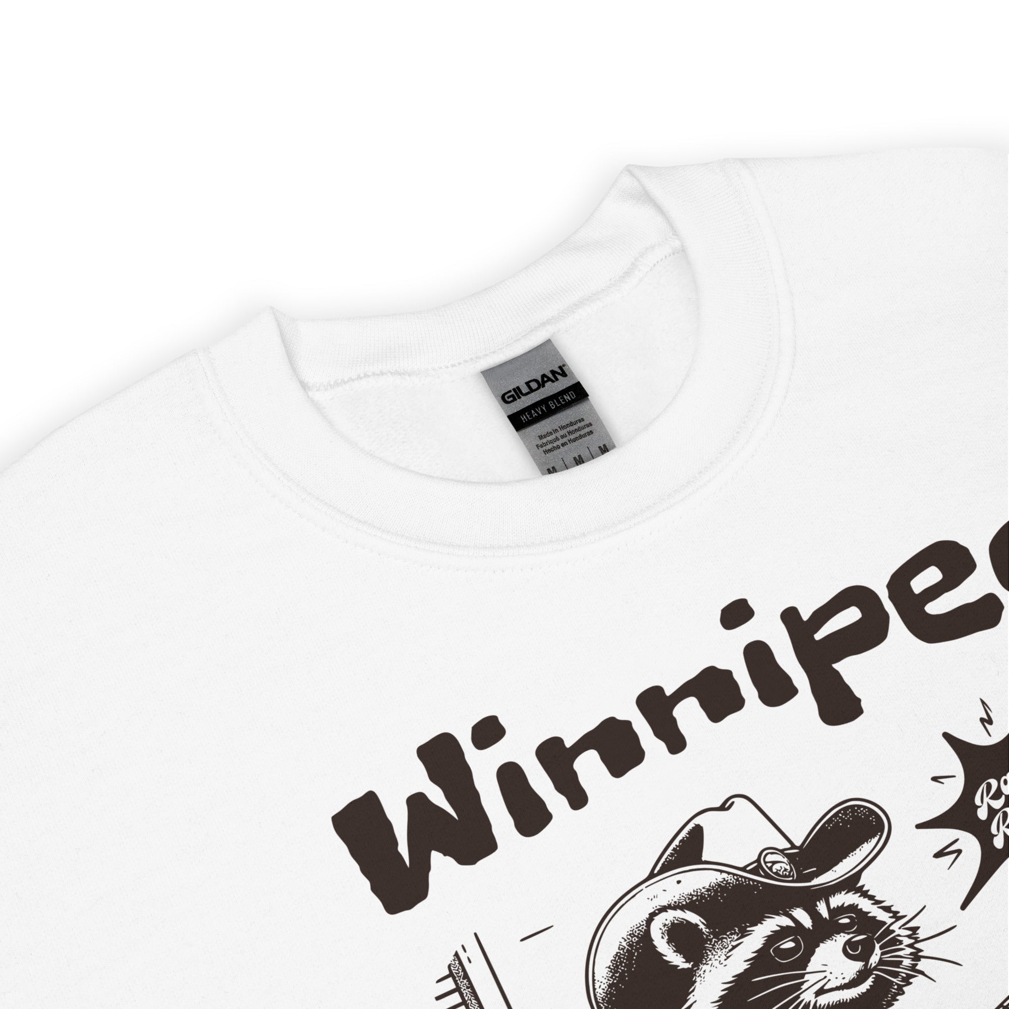 Winnipeg Raccoon Graphic Sweatshirt - Cute Animal Hoodie for Men & Women - Perfect for Casual Wear, Street Style & Outdoor Activities