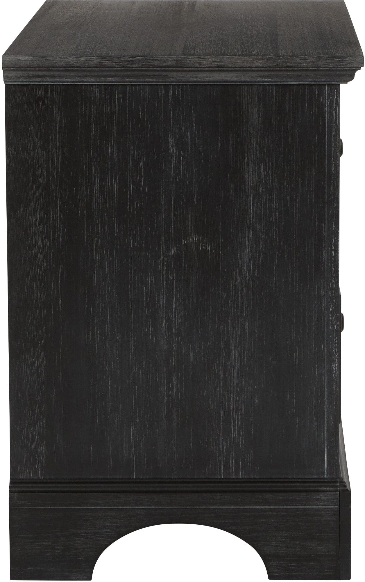 Farmhouse Nightstand with Drawer - Office Star BP 4200 11B Rustic Bedside Table for Bedroom, Living Room & Guest Room