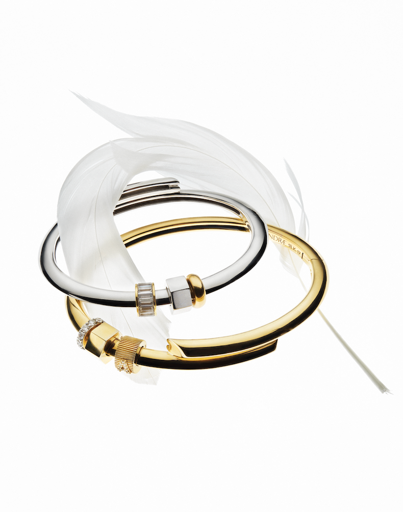 Heartbeat Bangle Bracelet - 14K Gold Plated Diamond Accent Jewelry for Women, Perfect Gift for Anniversary, Valentine's Day & Special Occasions