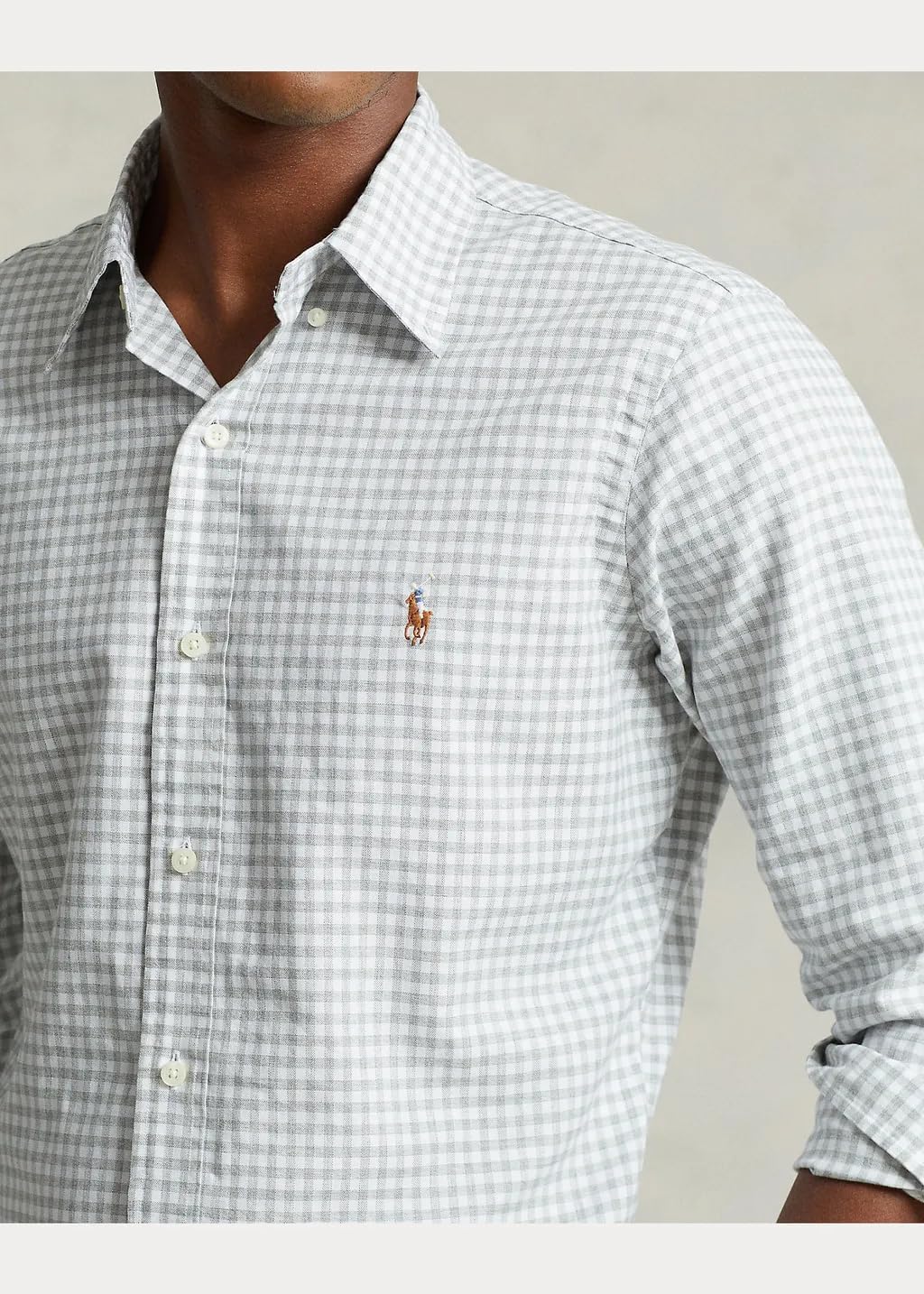 Ralph Lauren Men's Classic Oxford Shirt - Slim Fit Button Down Dress Shirt for Business & Casual Wear | Office, Date Night, Wedding & Formal Occasions