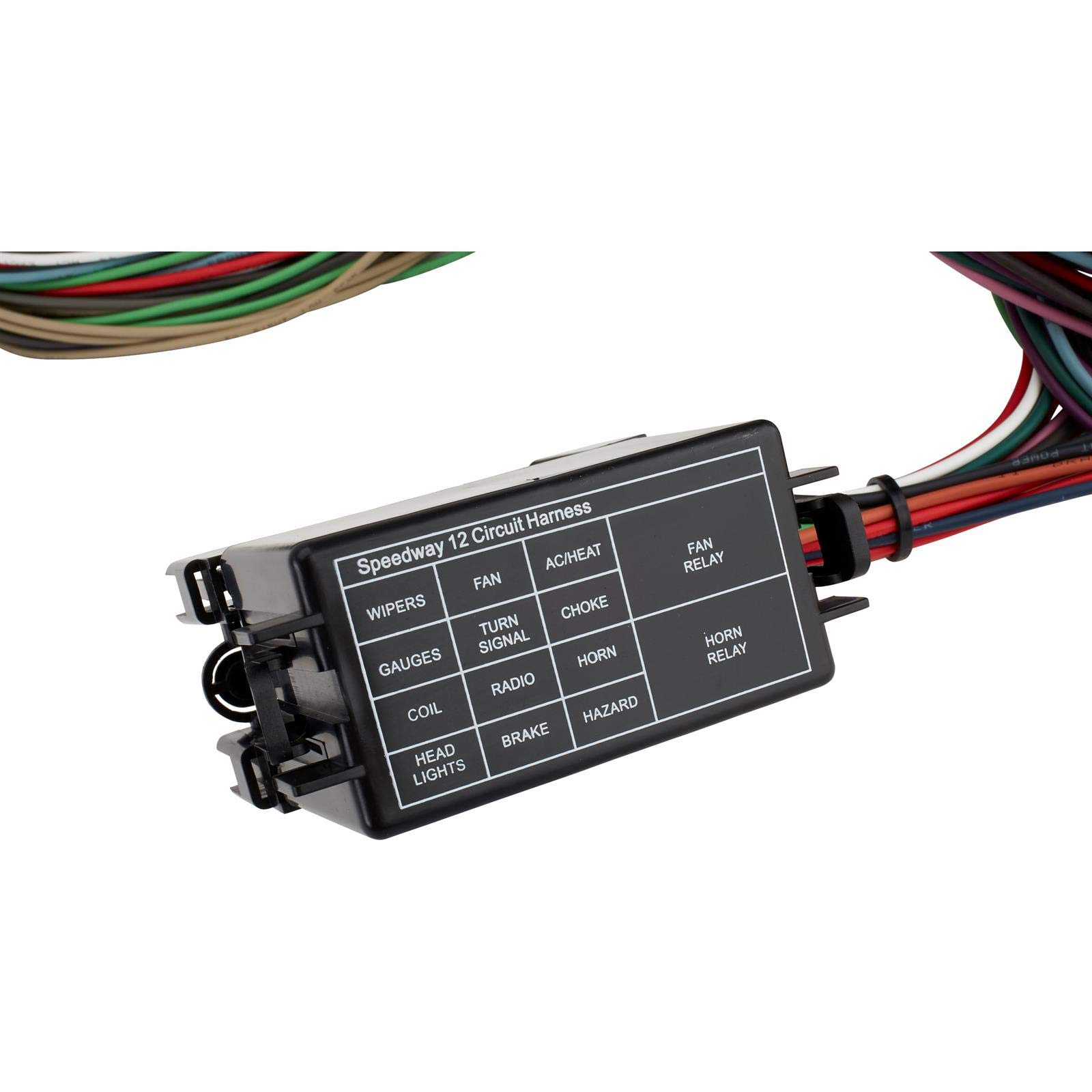 12-Circuit Universal Aftermarket Wiring Harness & 125-Piece Grommet Kit for Car Audio, Lighting & Electrical Upgrades - Perfect for DIY Auto Installations & Vehicle Customization