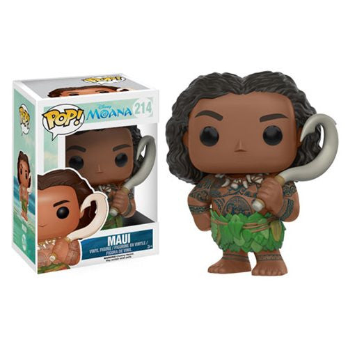Disney Moana Pop! Vinyl Figure - Maui Collectible Toy [214] - Perfect for Disney Fans, Movie Collectors, and Home Decor