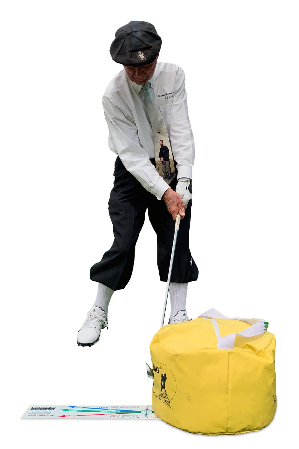 Impact Bag Golf Swing Trainer – Dr. Gary Wiren’s Golf Training Aid for Perfect Swing Impact – Waterproof & Durable Practice Tool – Improve Golf Swing Mechanics for Driving Range & Backyard Practice