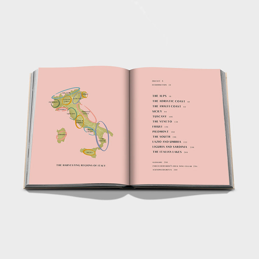 Assouline Wine & Travel Italy - Luxury Coffee Table Book for Wine Lovers, Italian Travel Guide & Gift for Foodies - Perfect for Home Decor, Wine Cellars & Travel Inspiration