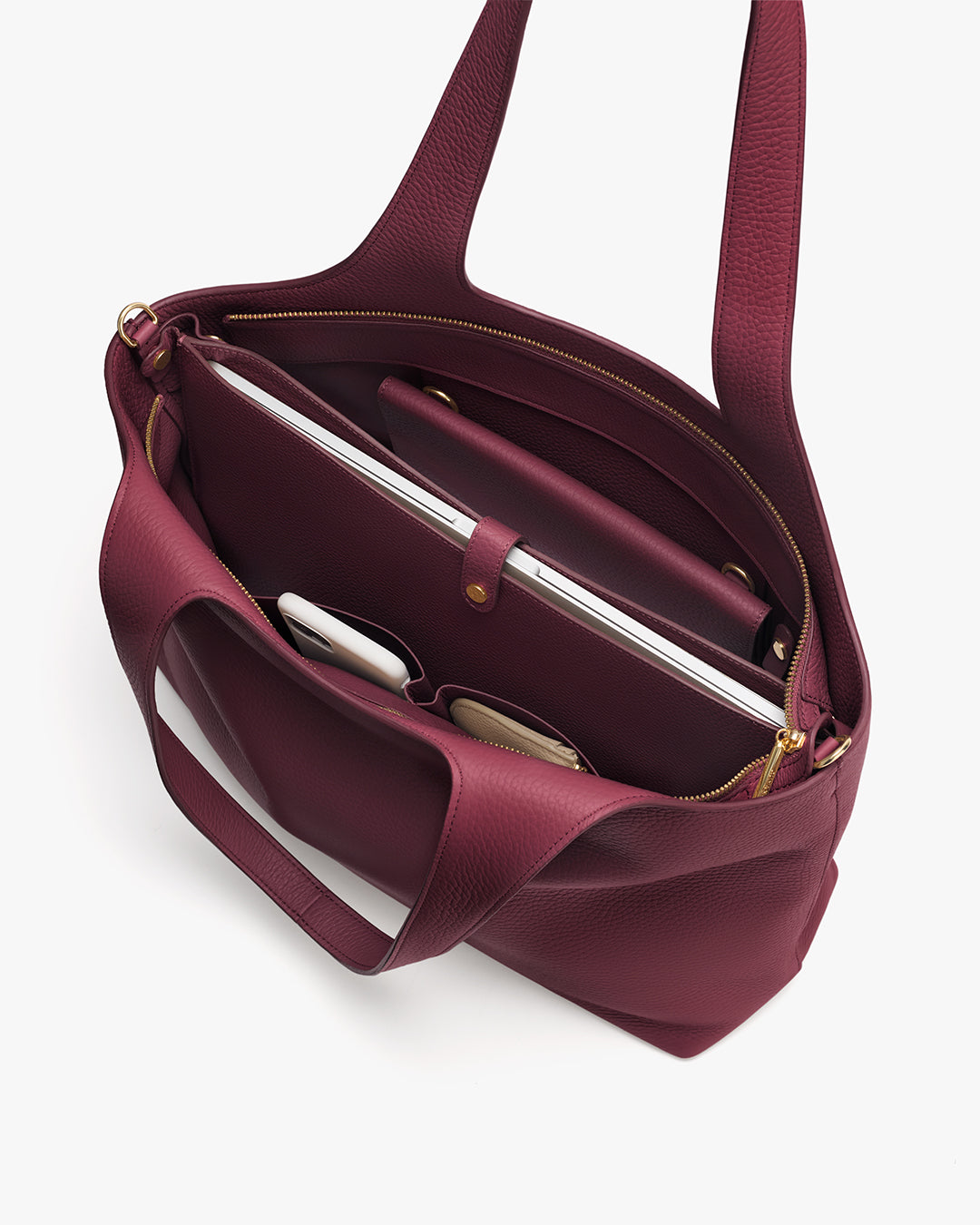 16 Inch System Zipper Tote Bag - Stylish & Spacious Laptop Tote for Women - Perfect for Work, Travel & Everyday Use
