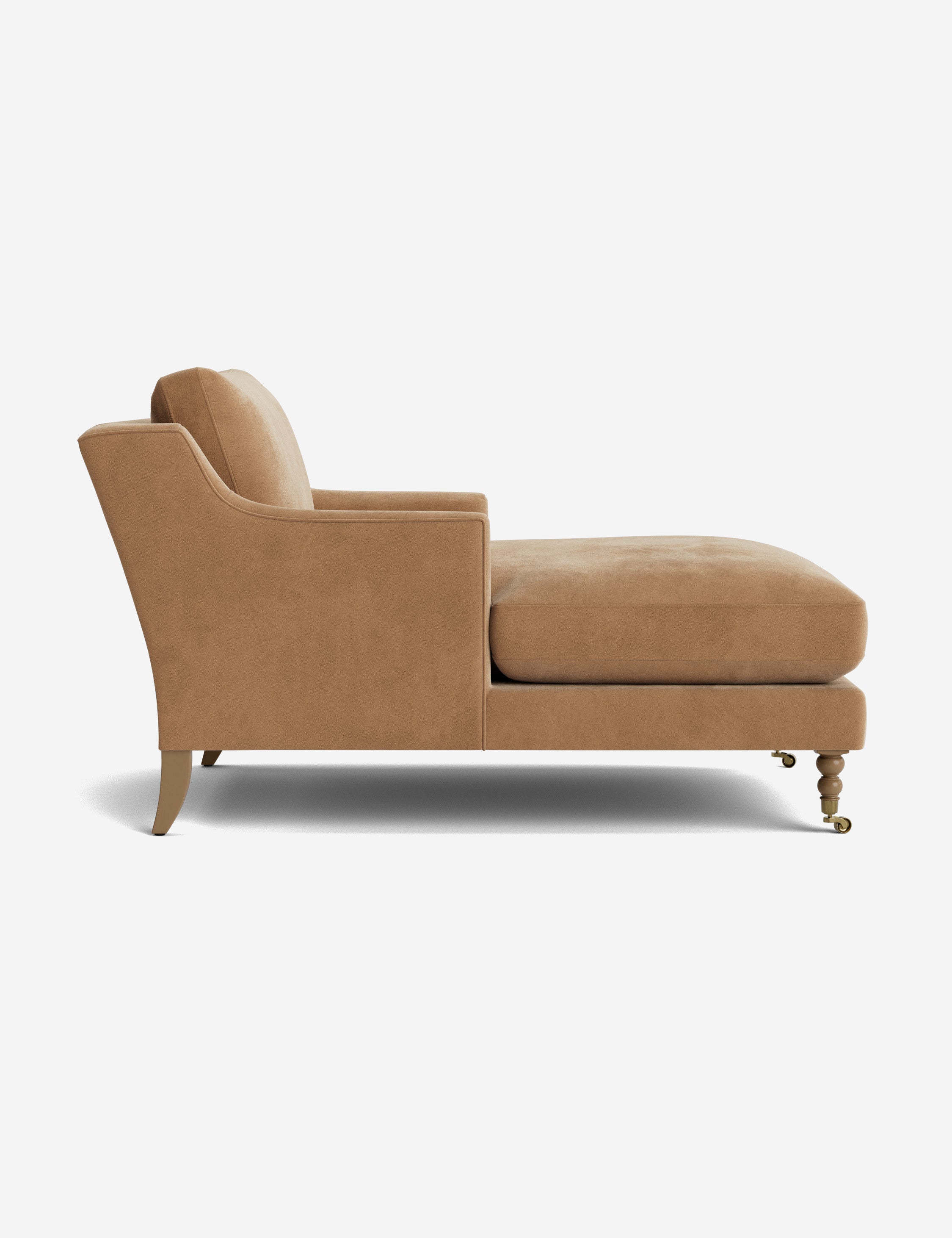Fabienne Chaise Lounge Chair - Modern Accent Chair for Living Room, Bedroom & Office - Stylish Mid-Century Design with Upholstered Seat & Wooden Legs - Perfect for Relaxing, Reading & Decor