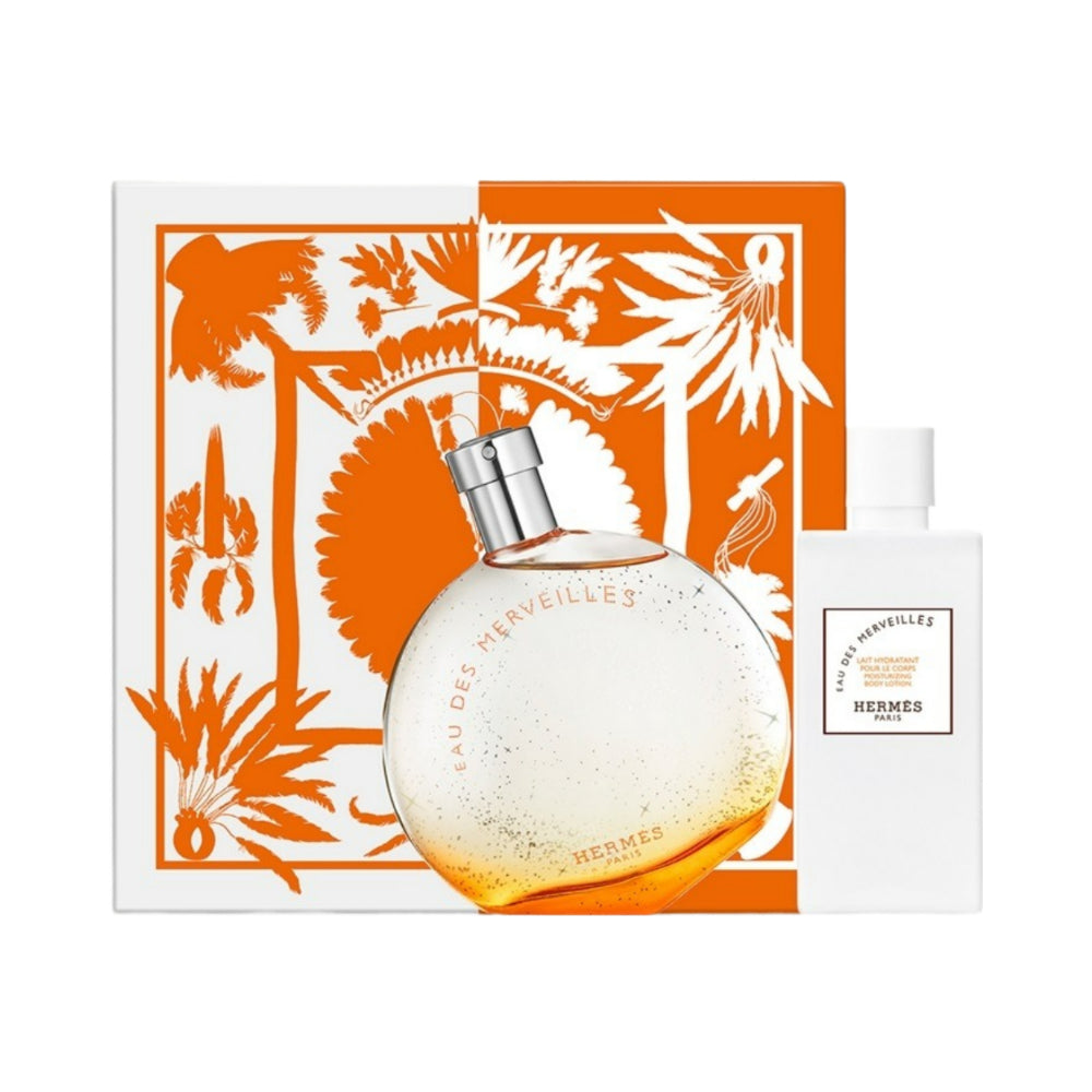 Hermès Eau des Merveilles Eau de Toilette Spray for Women - 3.4 oz / 100ml Luxury Perfume with Woody & Amber Notes - Perfect for Date Night, Evening Events & Special Occasions