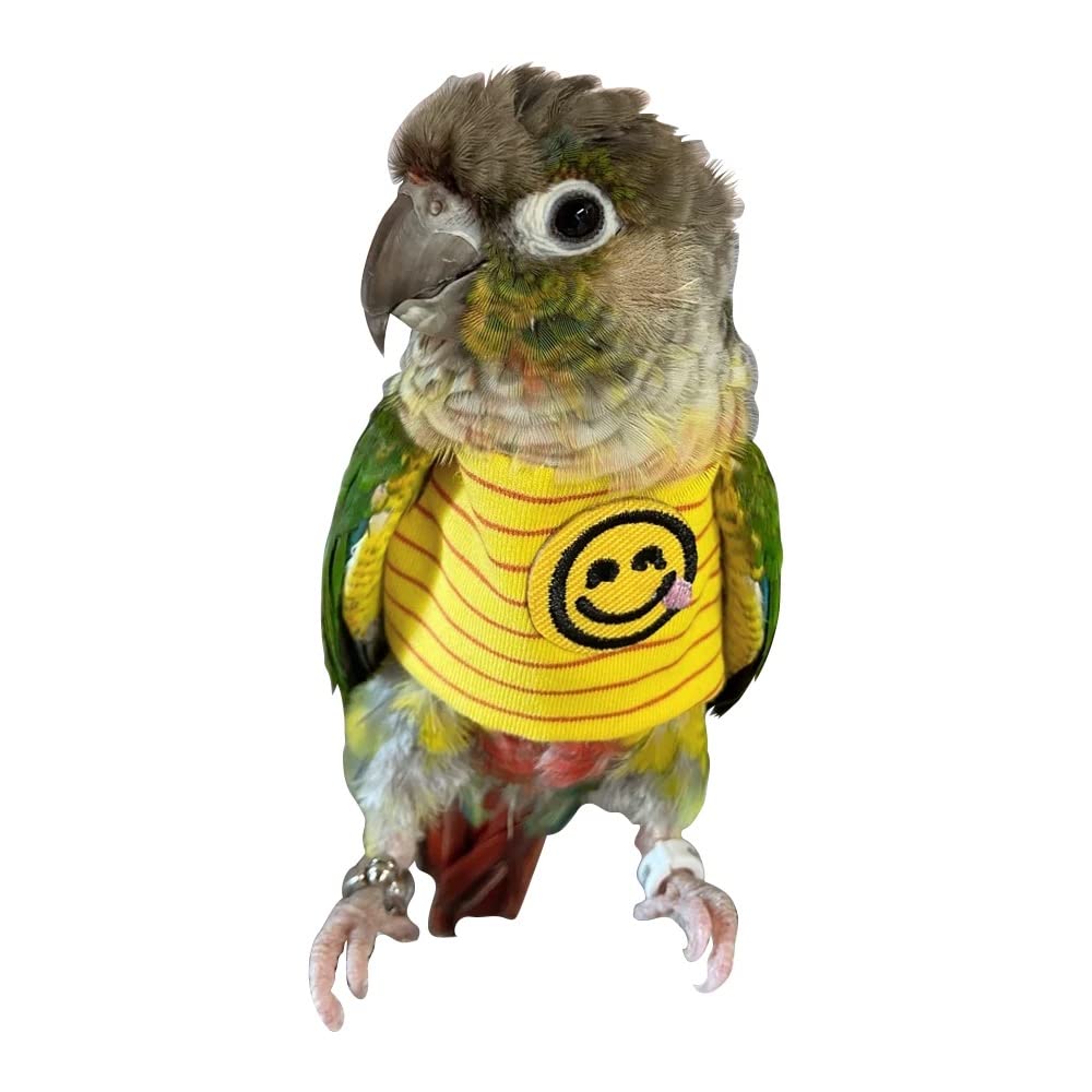 HEZHUO Bird Clothes for Parrots - Lightweight Flying Suit, Warm & Comfortable Pet Bird Apparel (Size L) - Perfect for Outdoor Flights & Cold Weather Protection